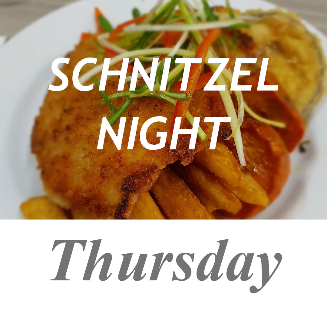 schnitzel night at moe rsl